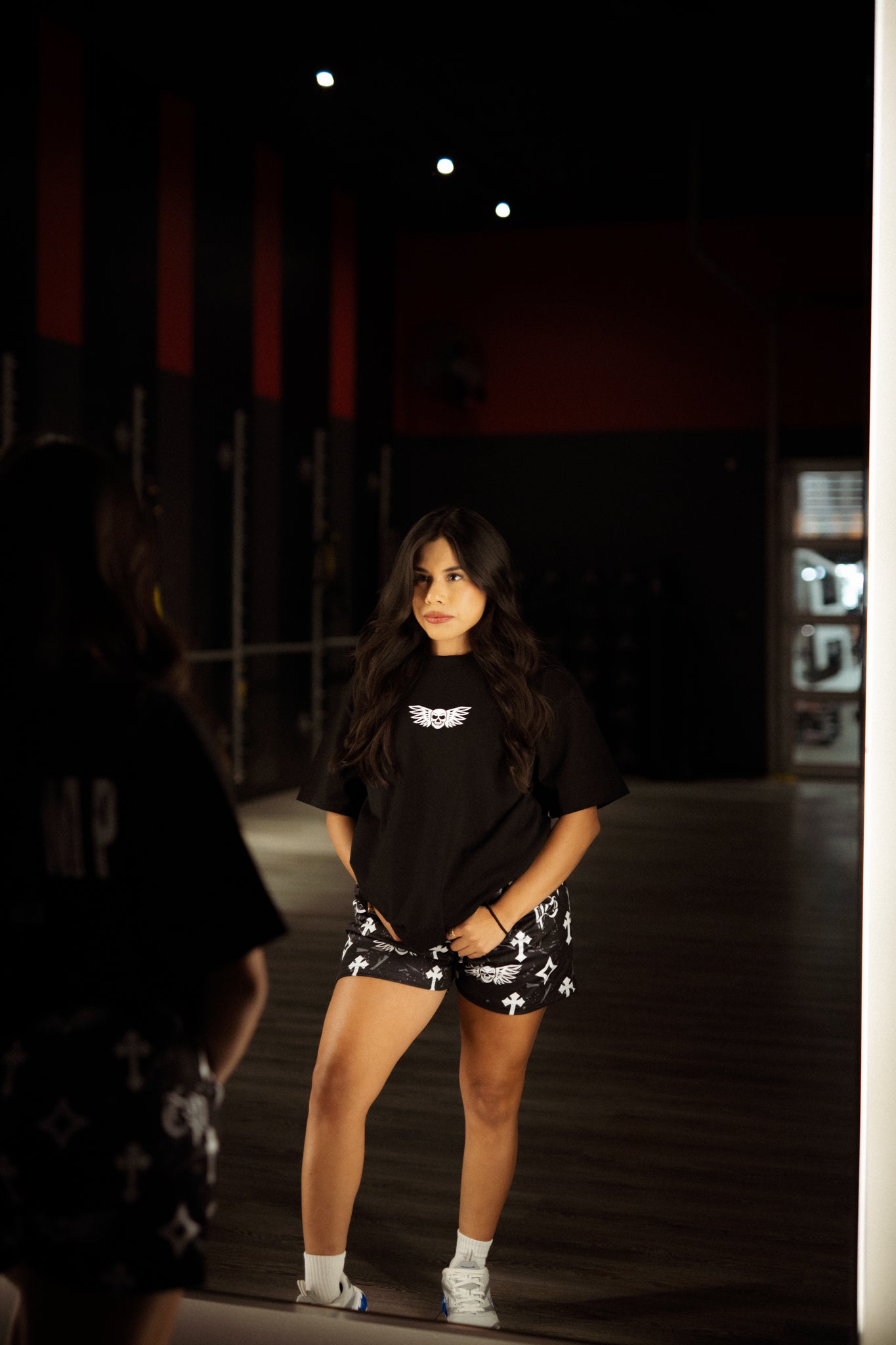 Oversized Pump Cover- Black/ White