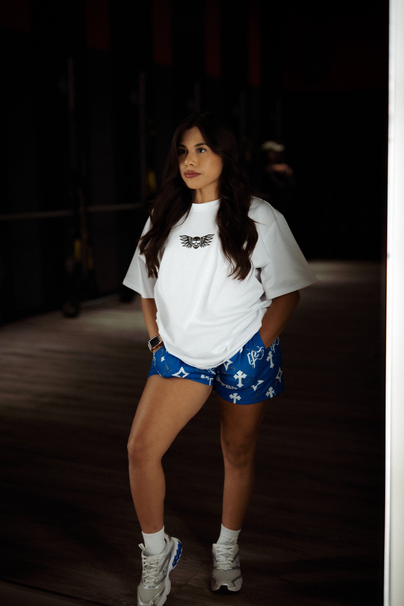 Oversized Pump Cover- White/ Black