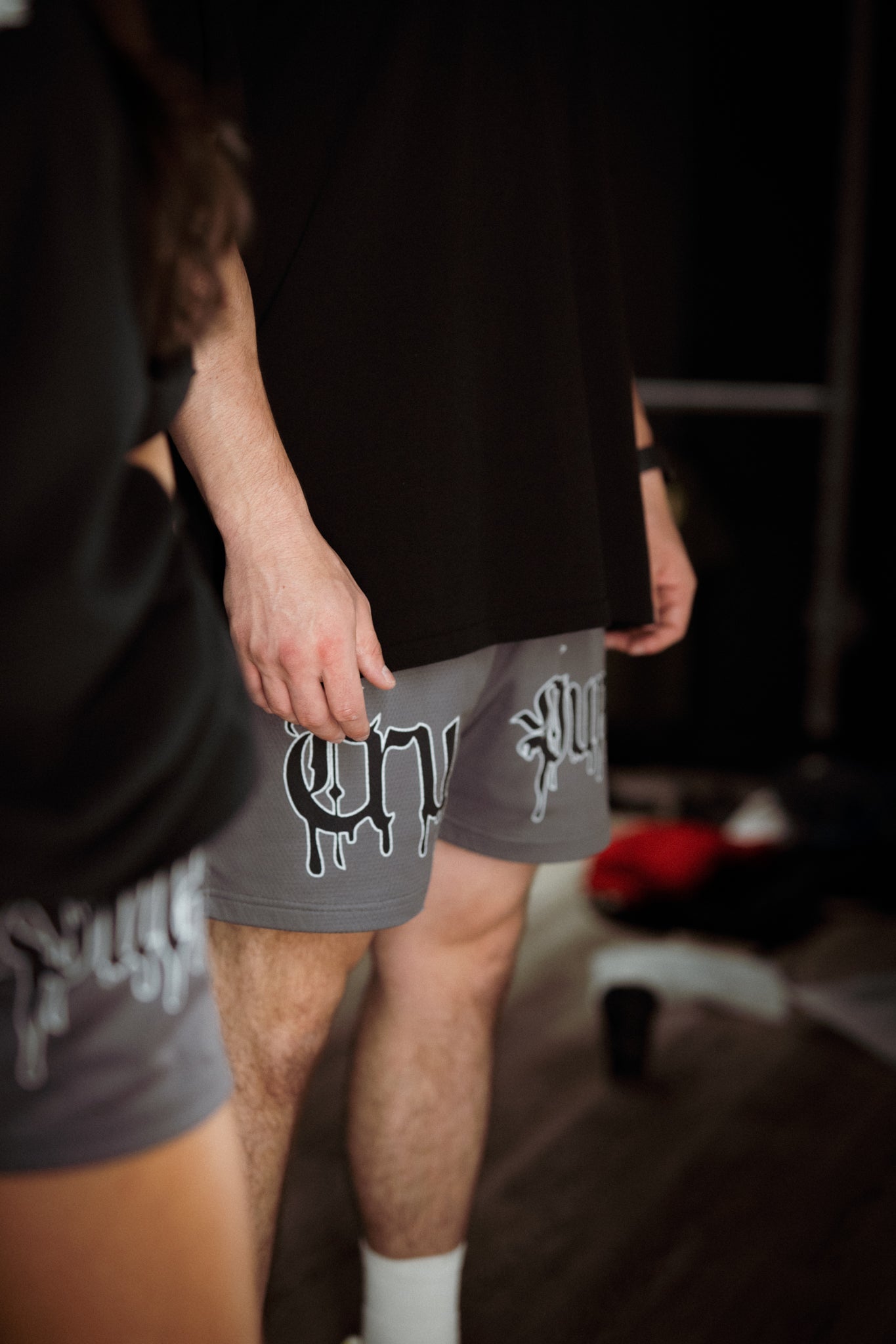Drip Shorts- Gray
