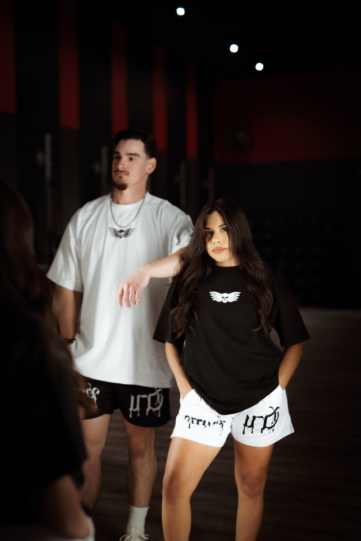 Drip Shorts- White
