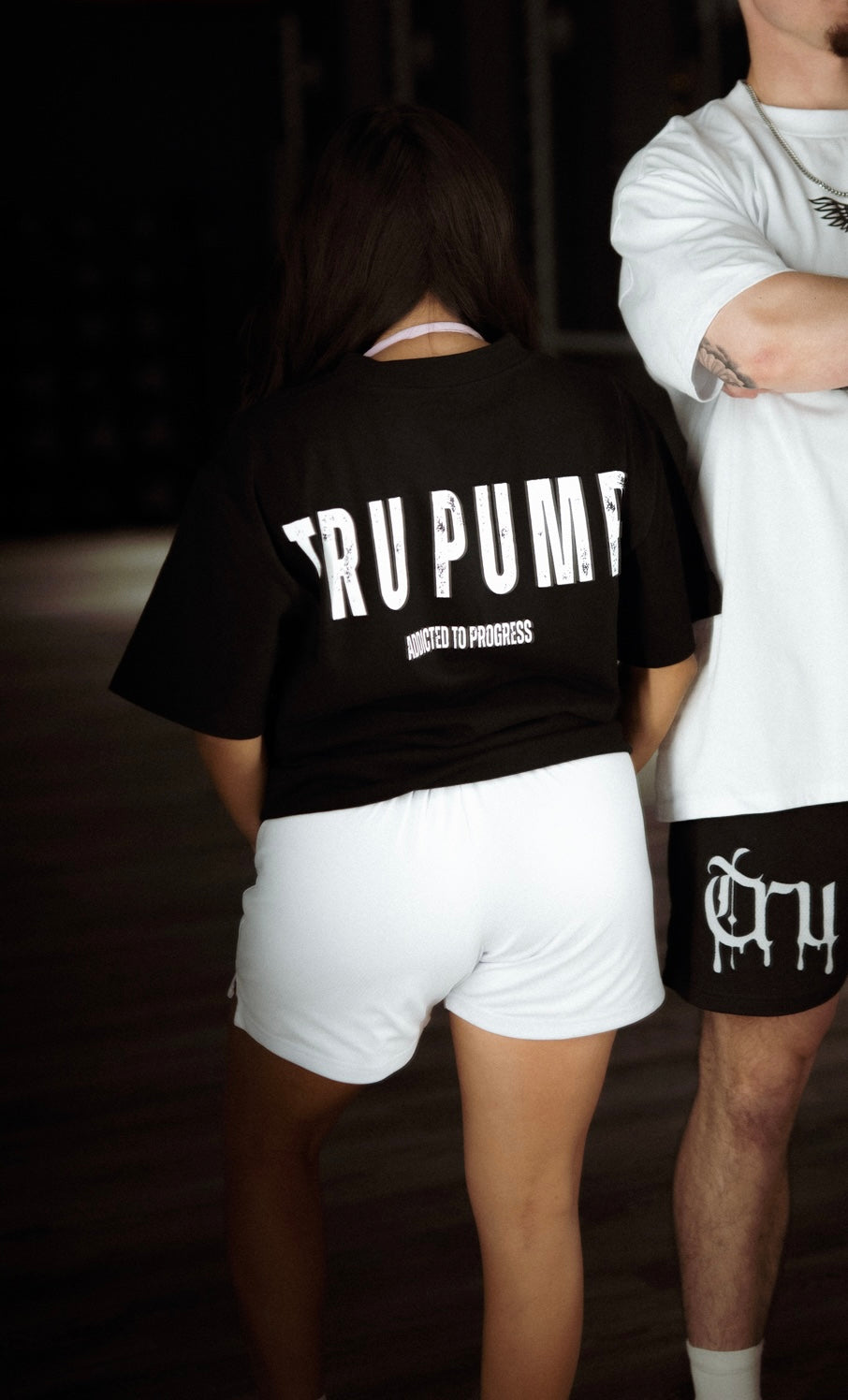 Drip Shorts- White