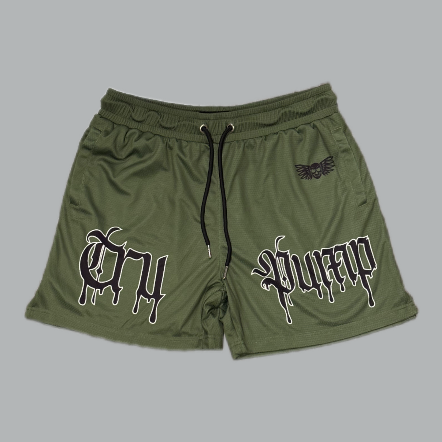 Drip Shorts- Green