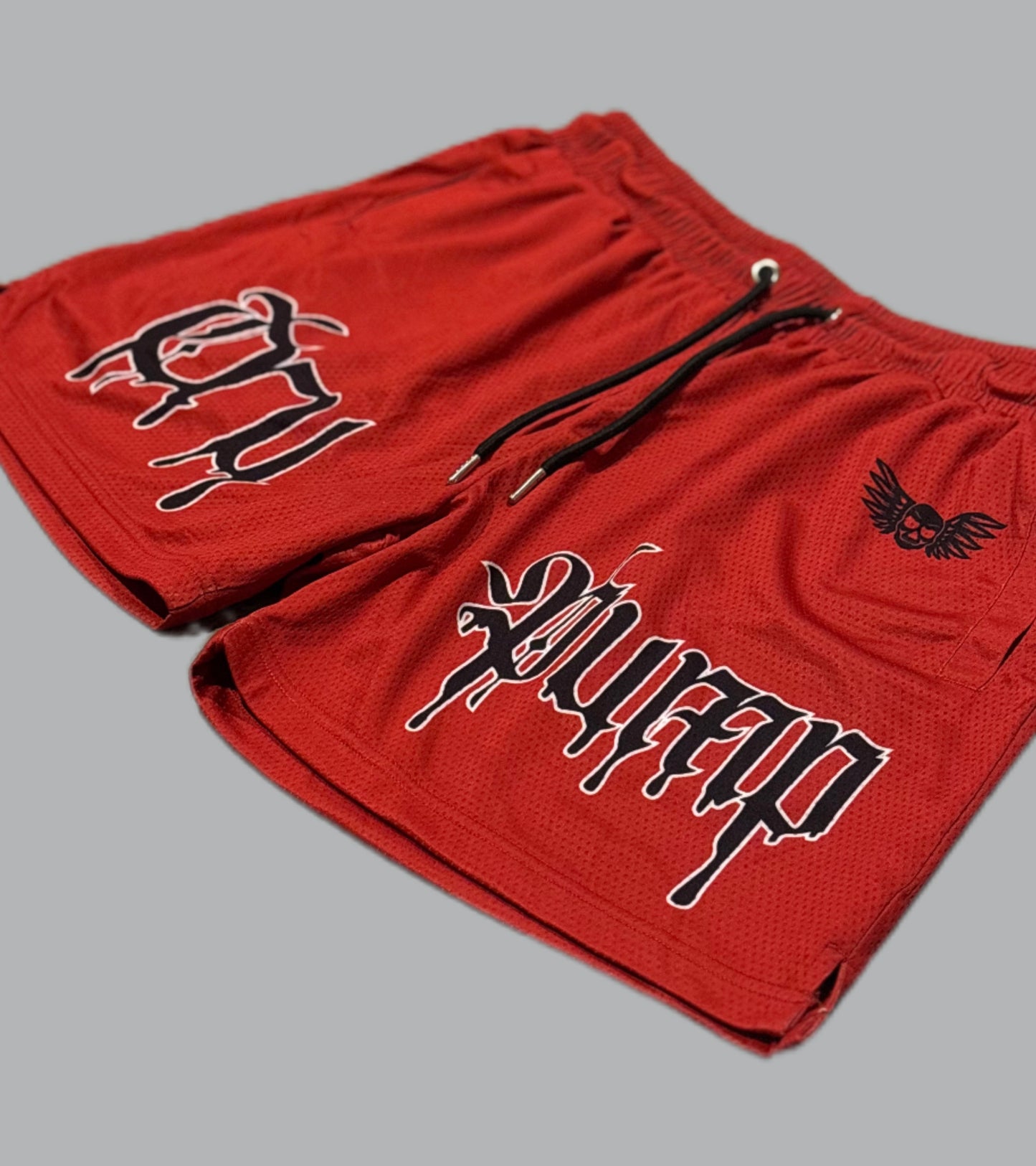 Drip Shorts- Red