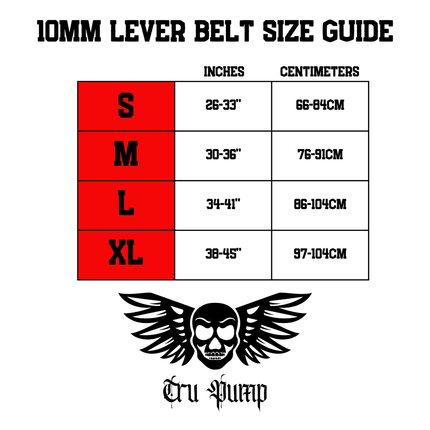 New 10MM Lever Belt- Black