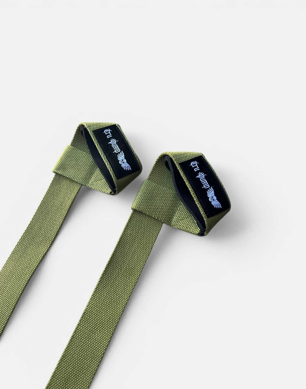 Padded Lifting Straps- Green