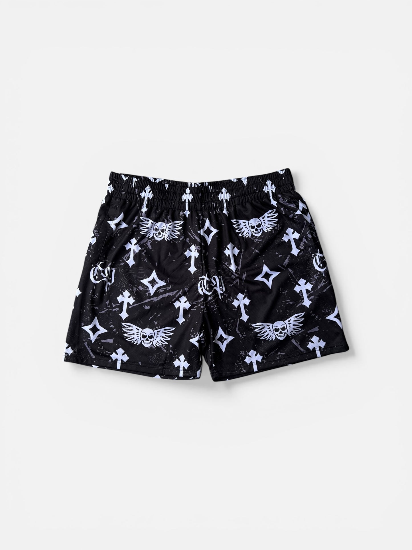Bleak Midwinter shorts- Black/ Gray paint