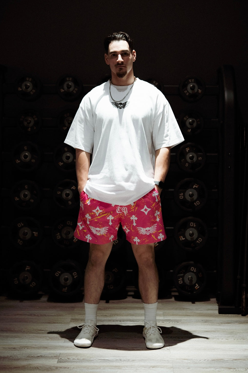 Oversized Pump Cover- White/ Black