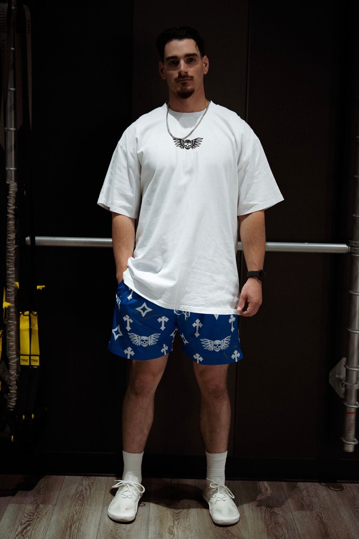 Oversized Pump Cover- White/ Black