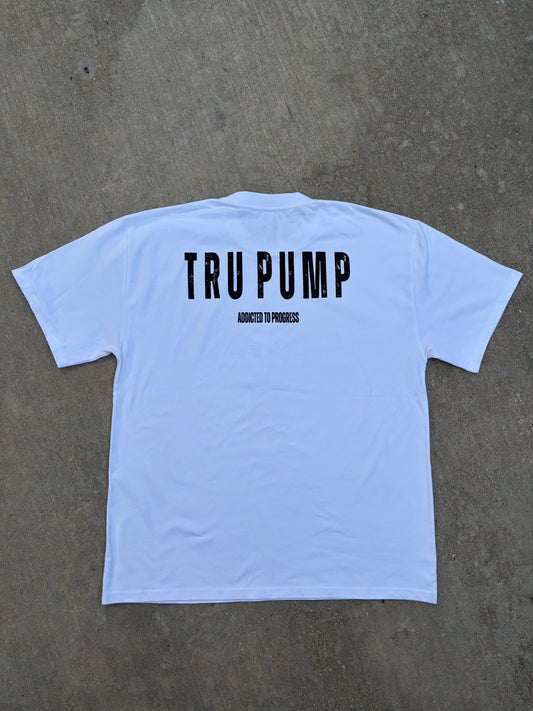 Oversized Pump Cover- White/ Black