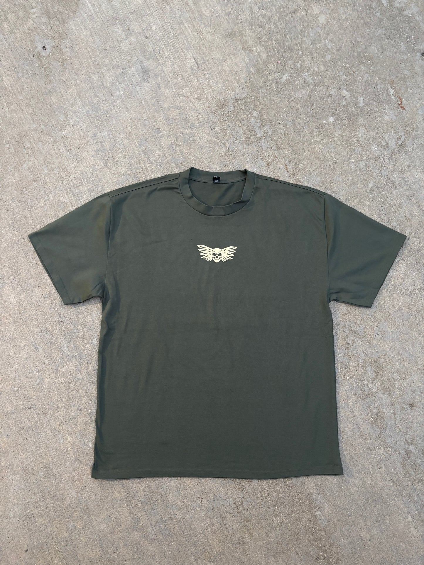 Oversized Pump Cover- Olive/ Cream
