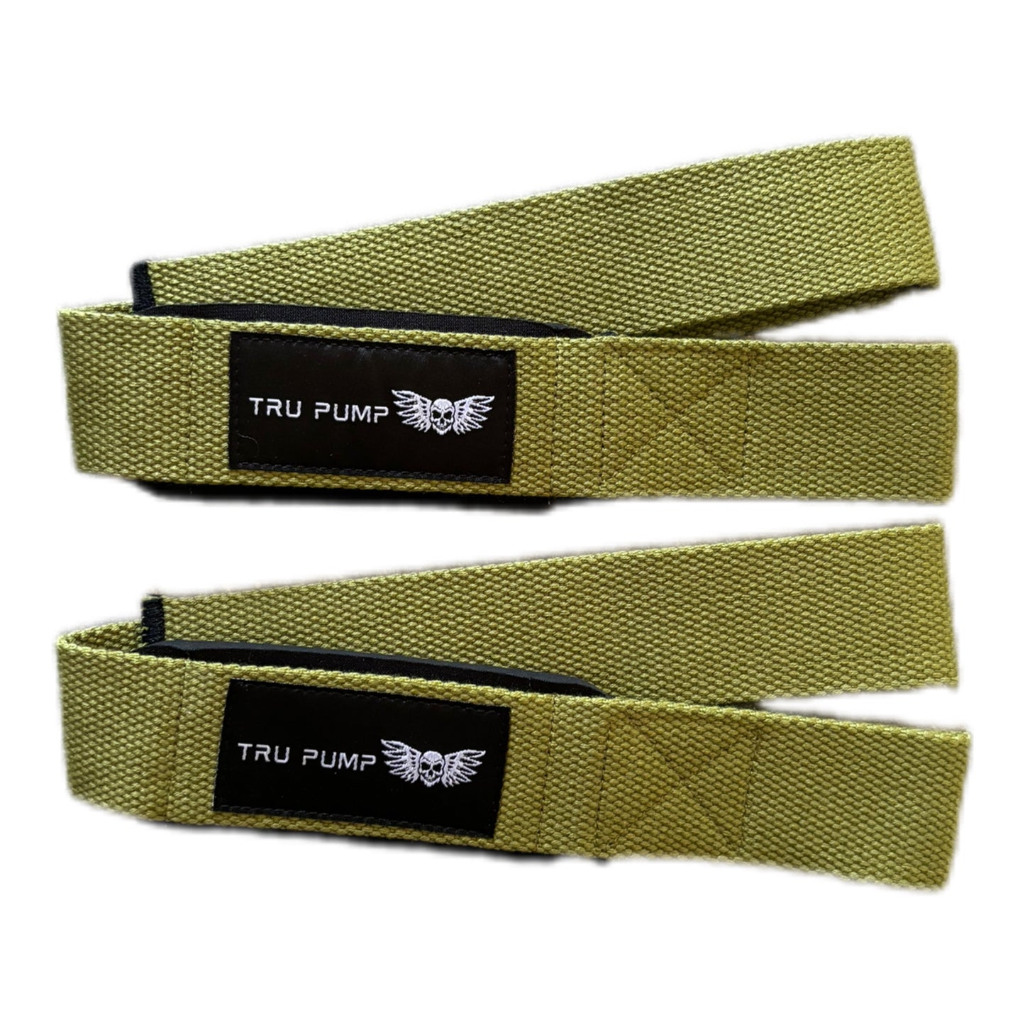 Padded Lifting Straps- Green