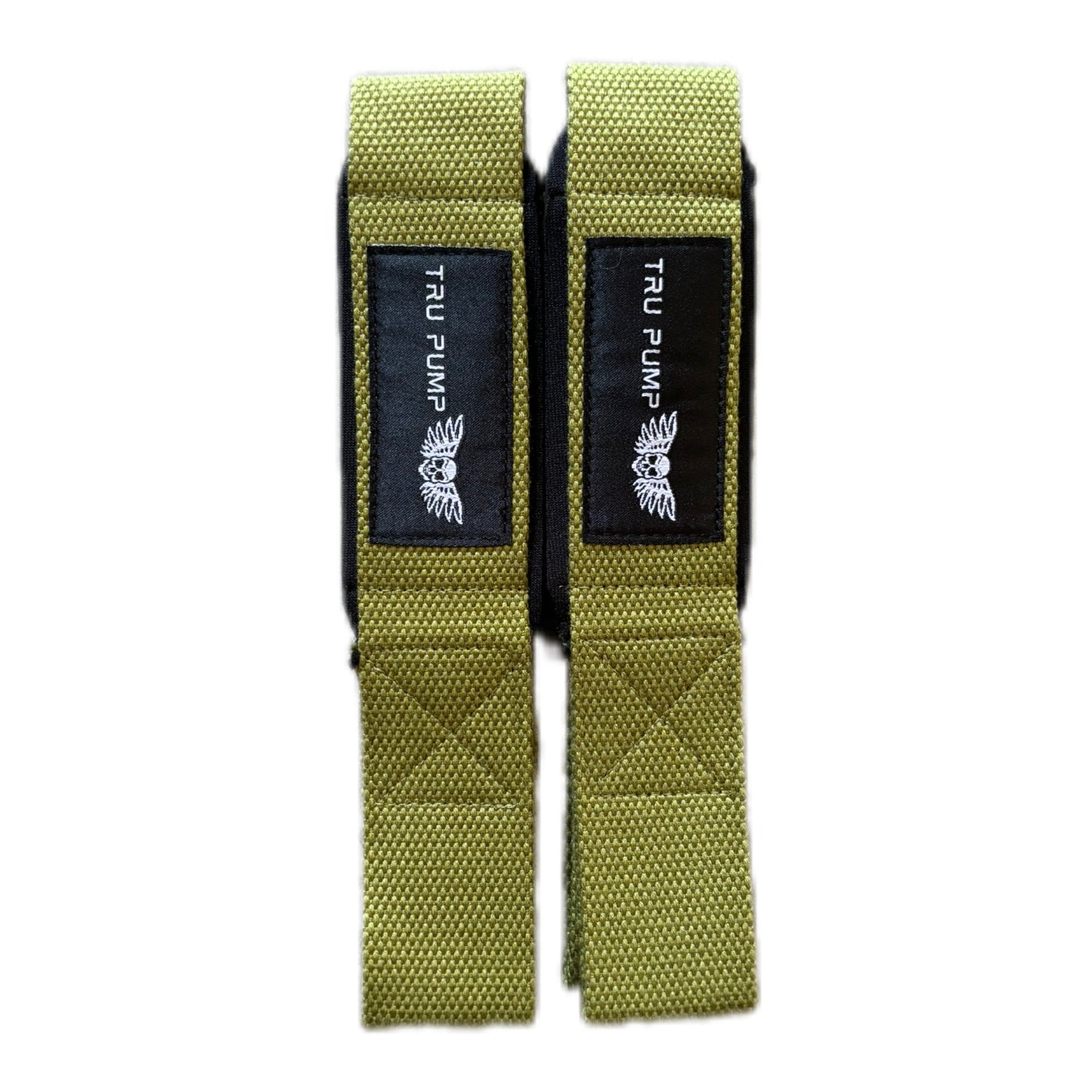 Padded Lifting Straps- Green