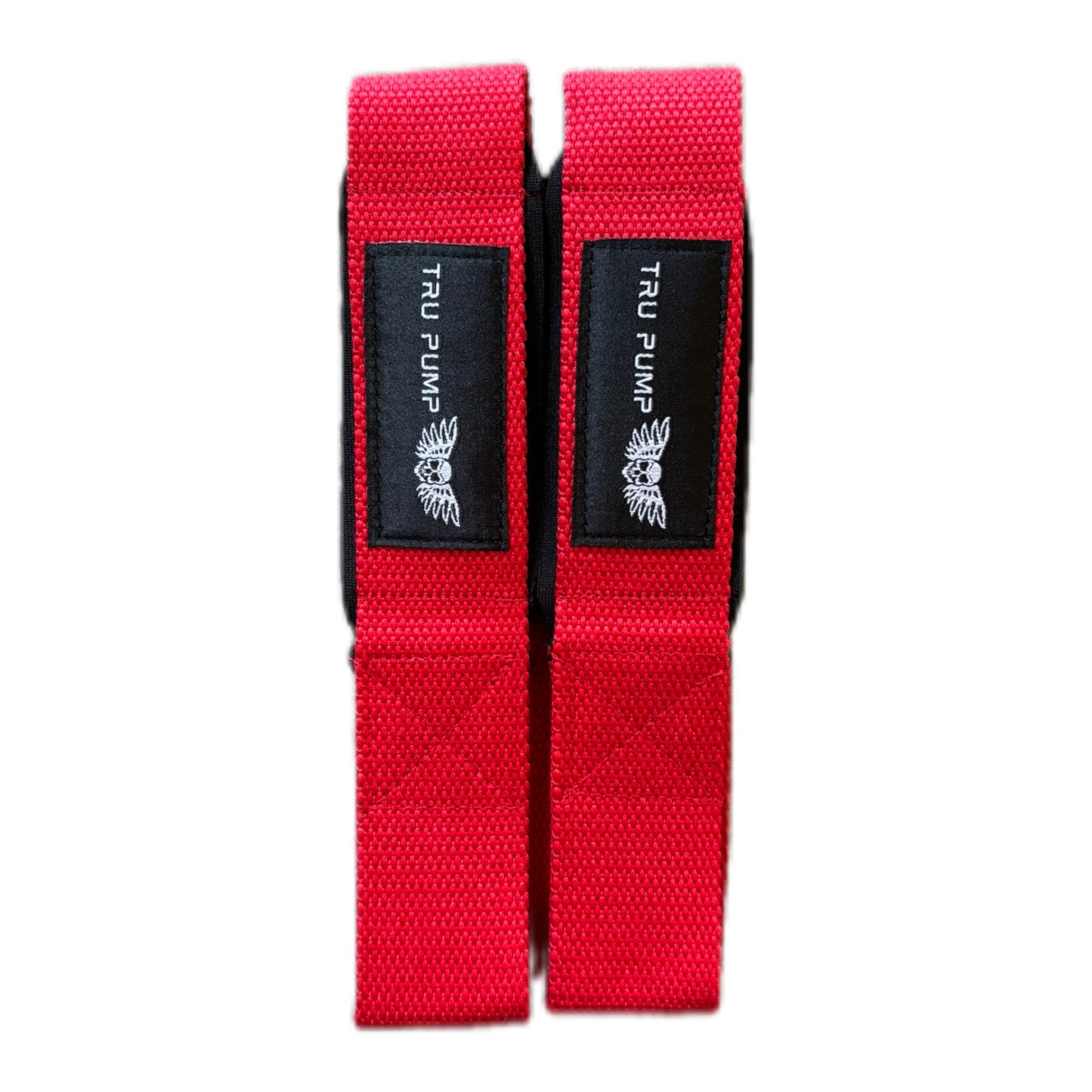 Padded Lifting Straps- Red