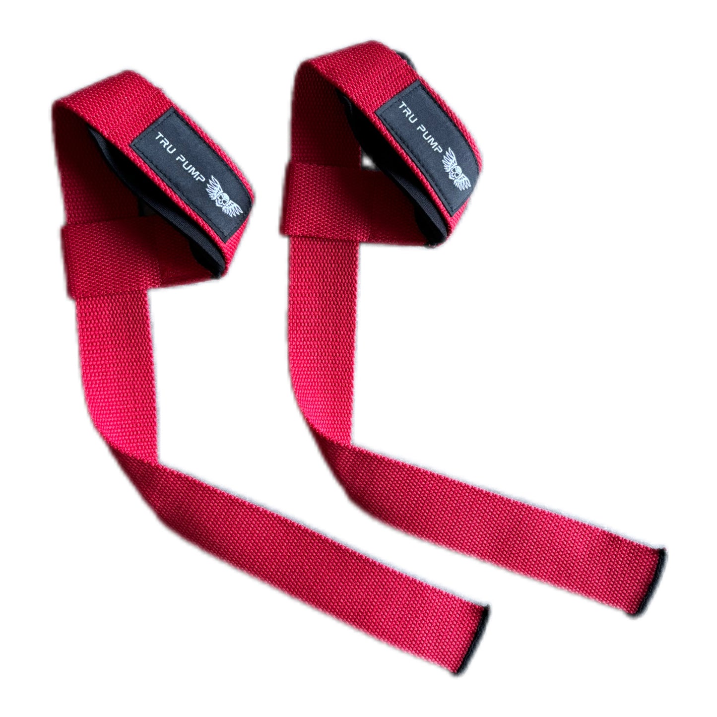 Padded Lifting Straps- Red