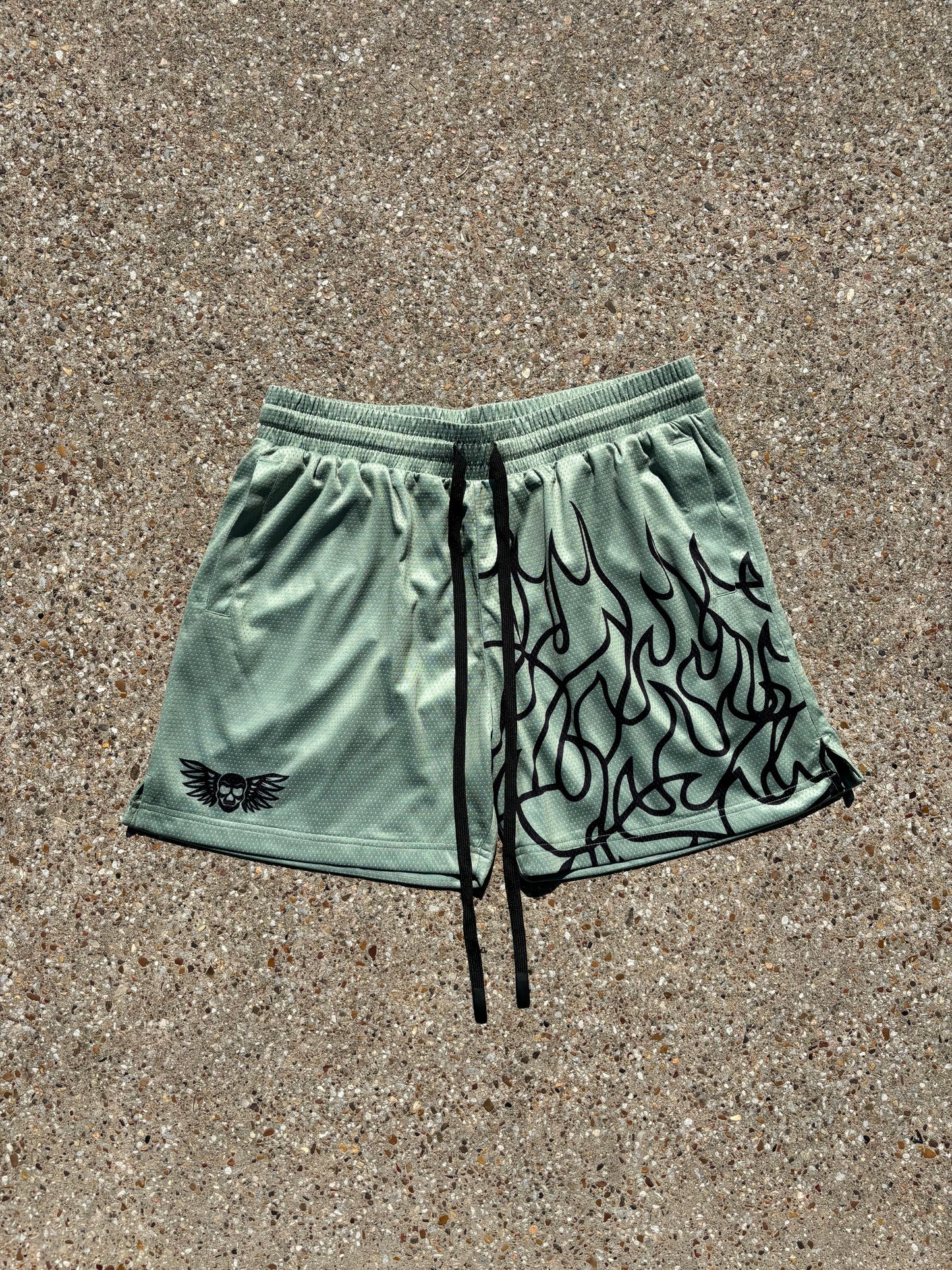 Inferno Shorts (5" Inseam)- Green/ Black