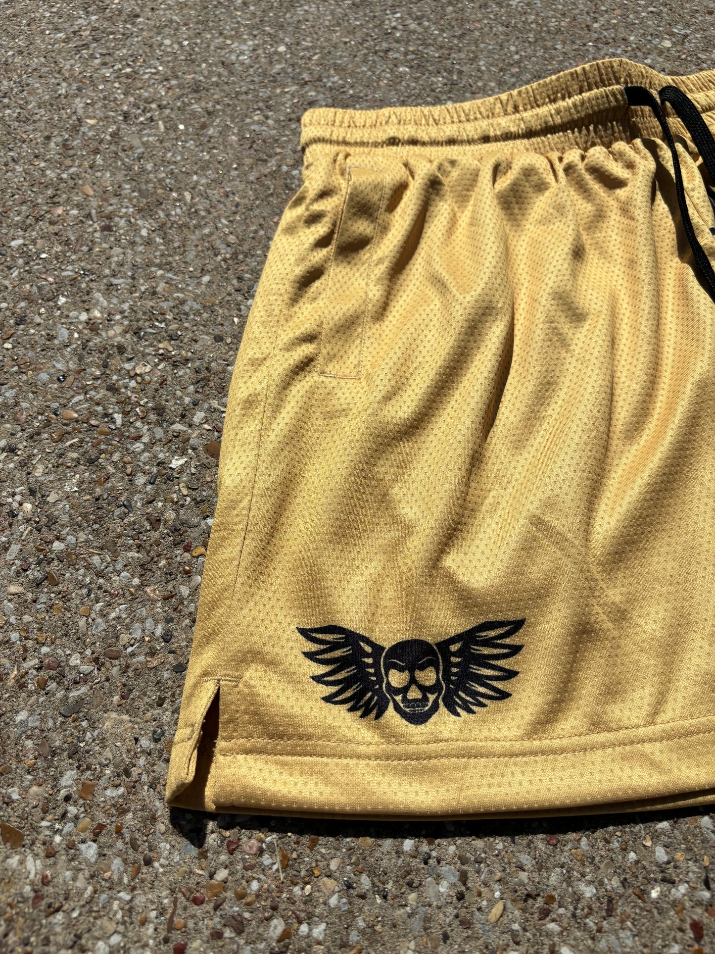 Inferno Shorts (5" Inseam)- Gold/ Black