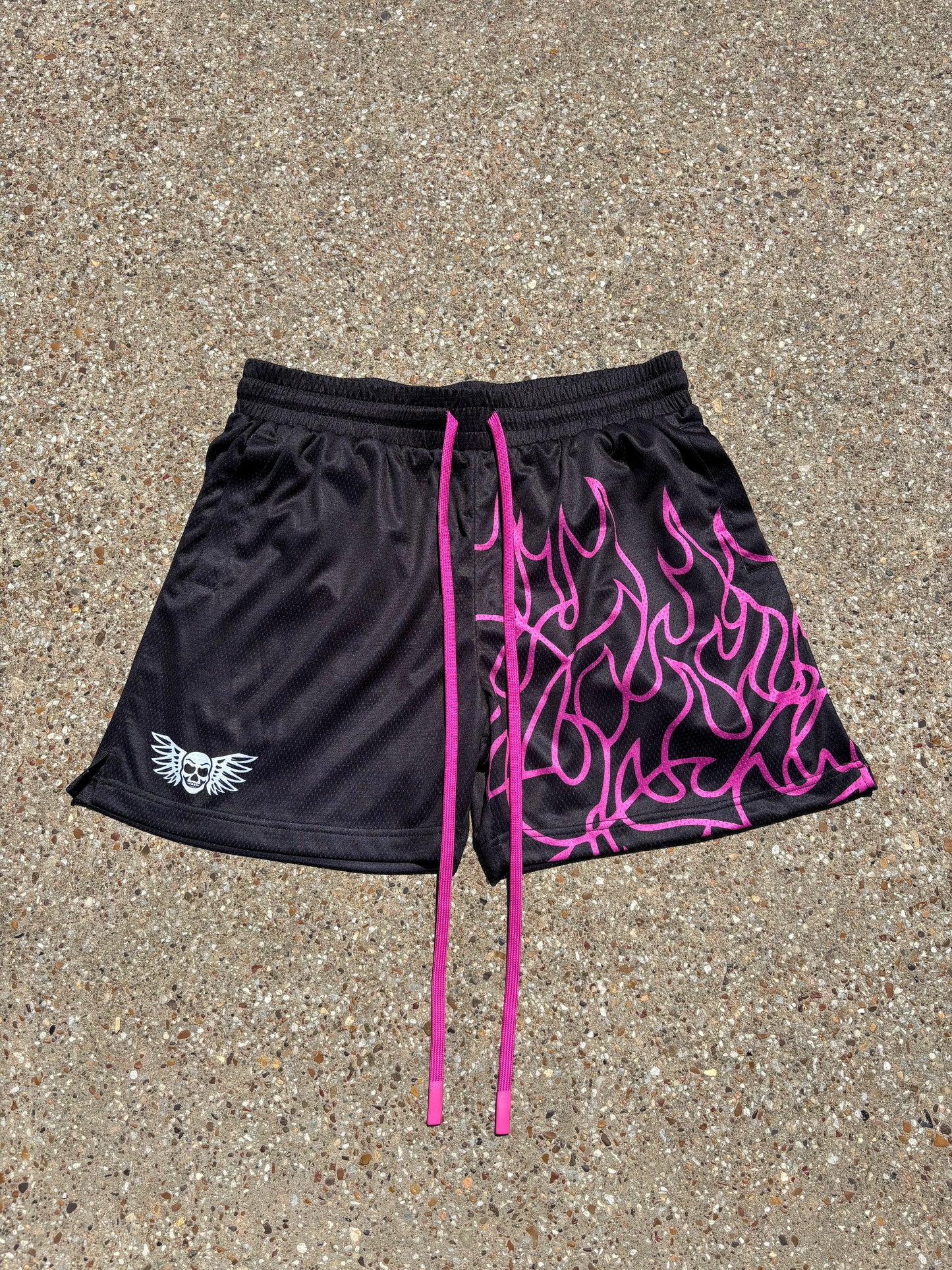 Inferno Shorts (5" Inseam)- Black/ Pink