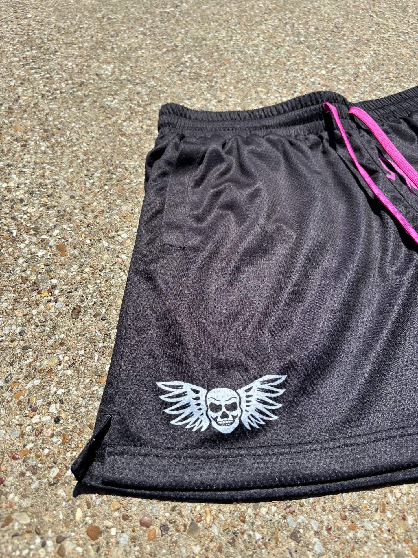 Inferno Shorts (5" Inseam)- Black/ Pink