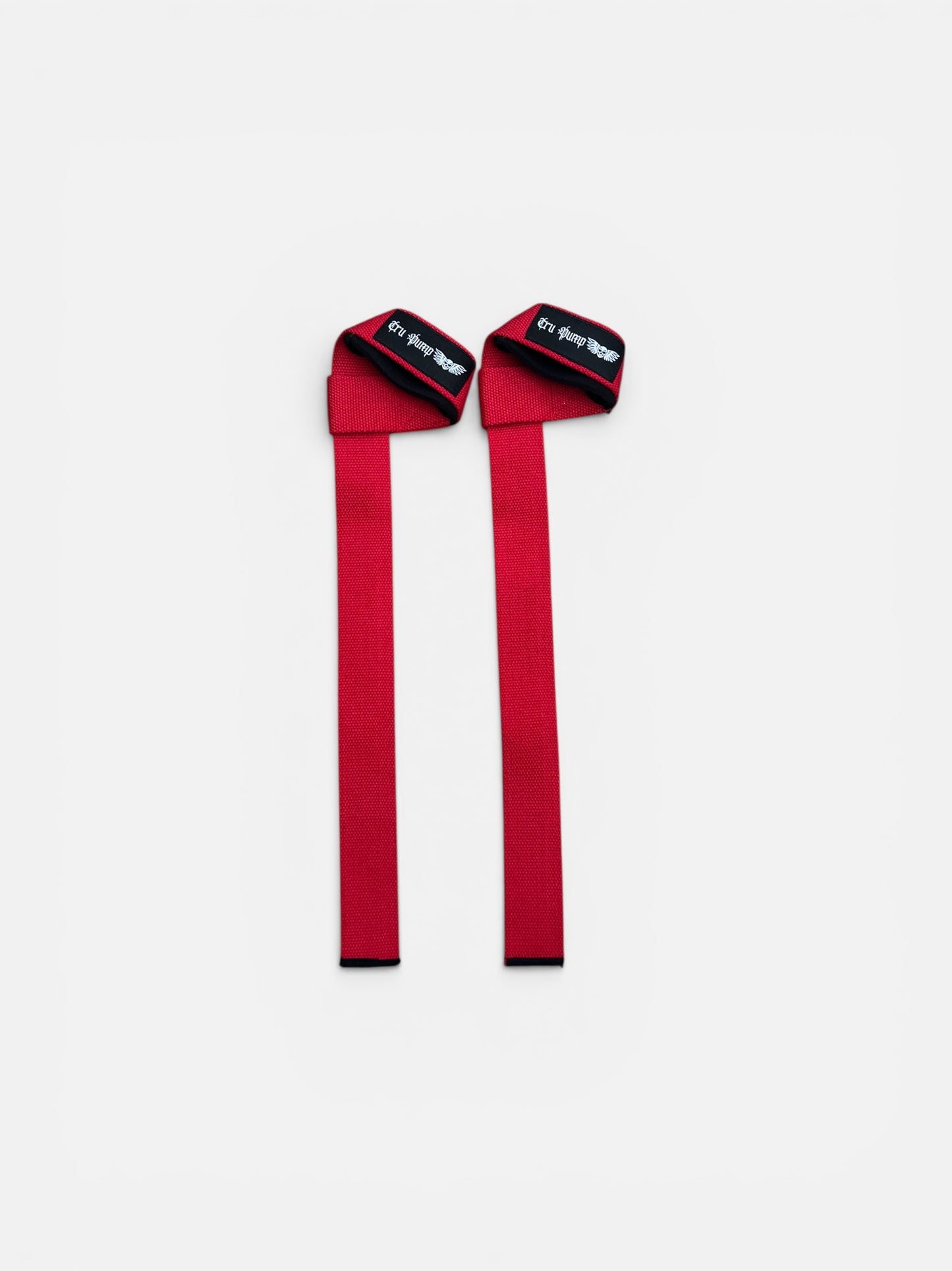 Padded Lifting Straps- Red