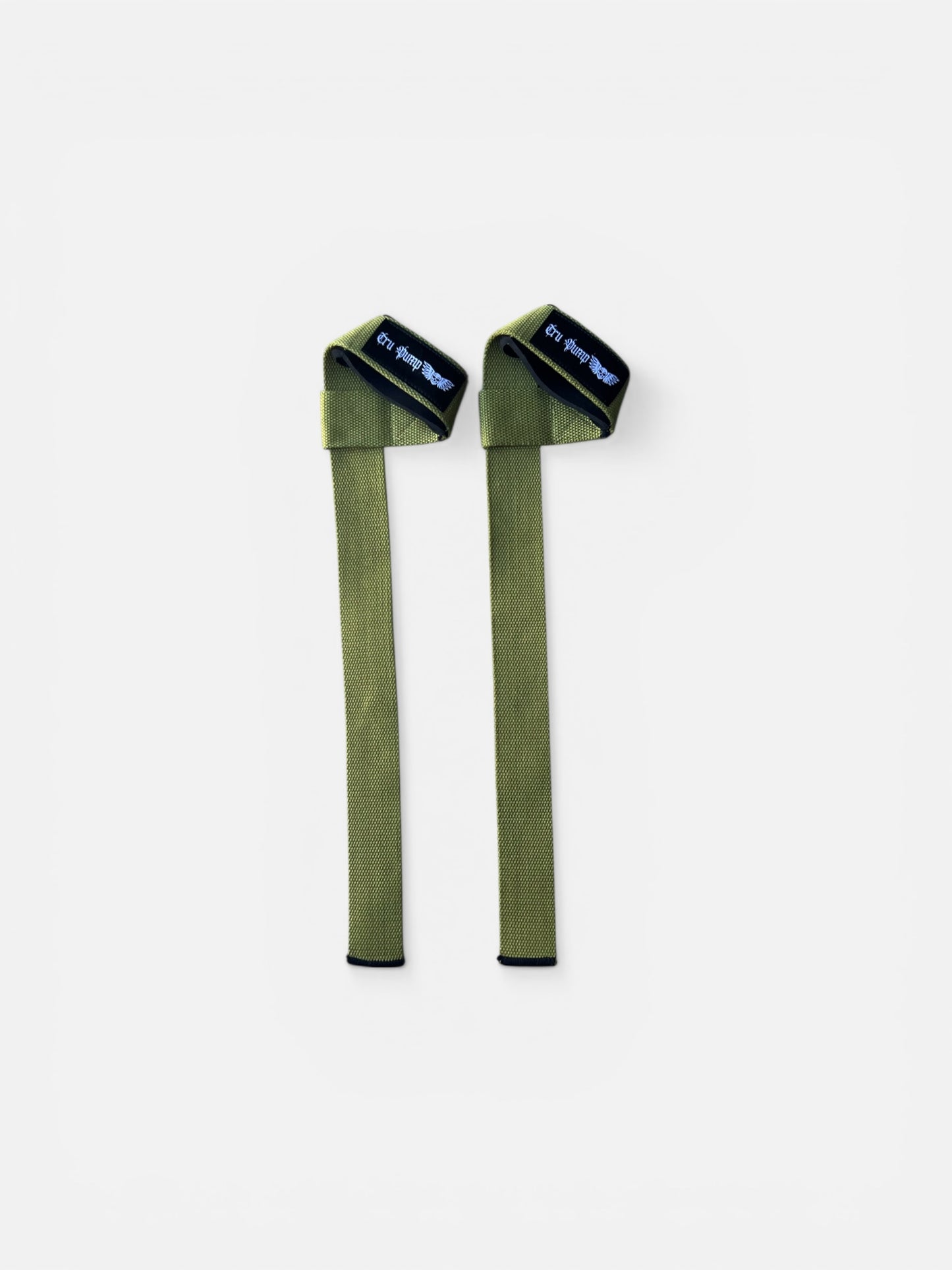 Padded Lifting Straps- Green